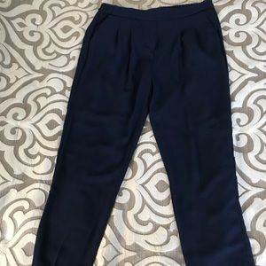 High waist pleated trouser